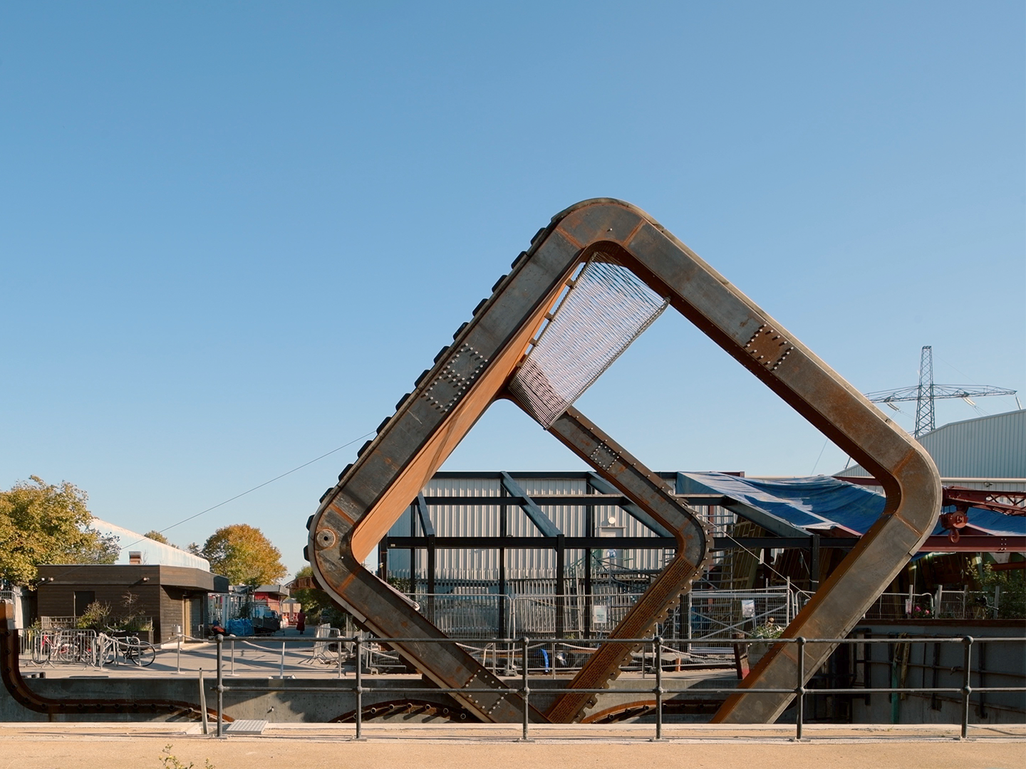 Cody Dock Rolling Bridge