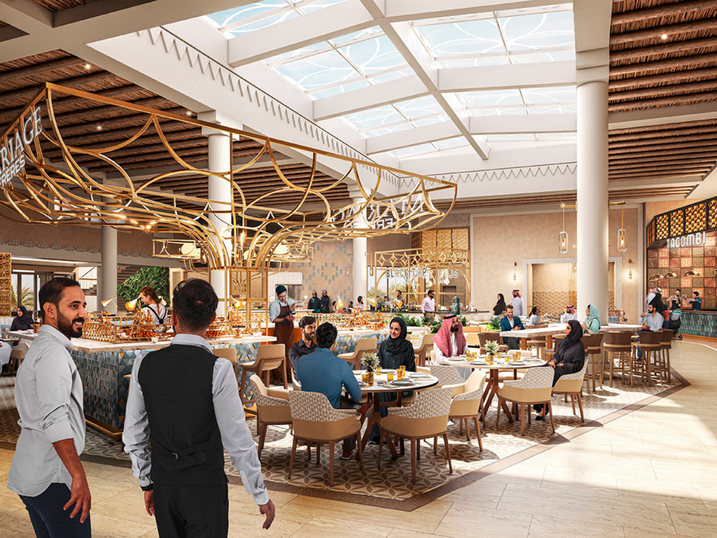 Diriyah Gate Bujairi F&B Food Hall