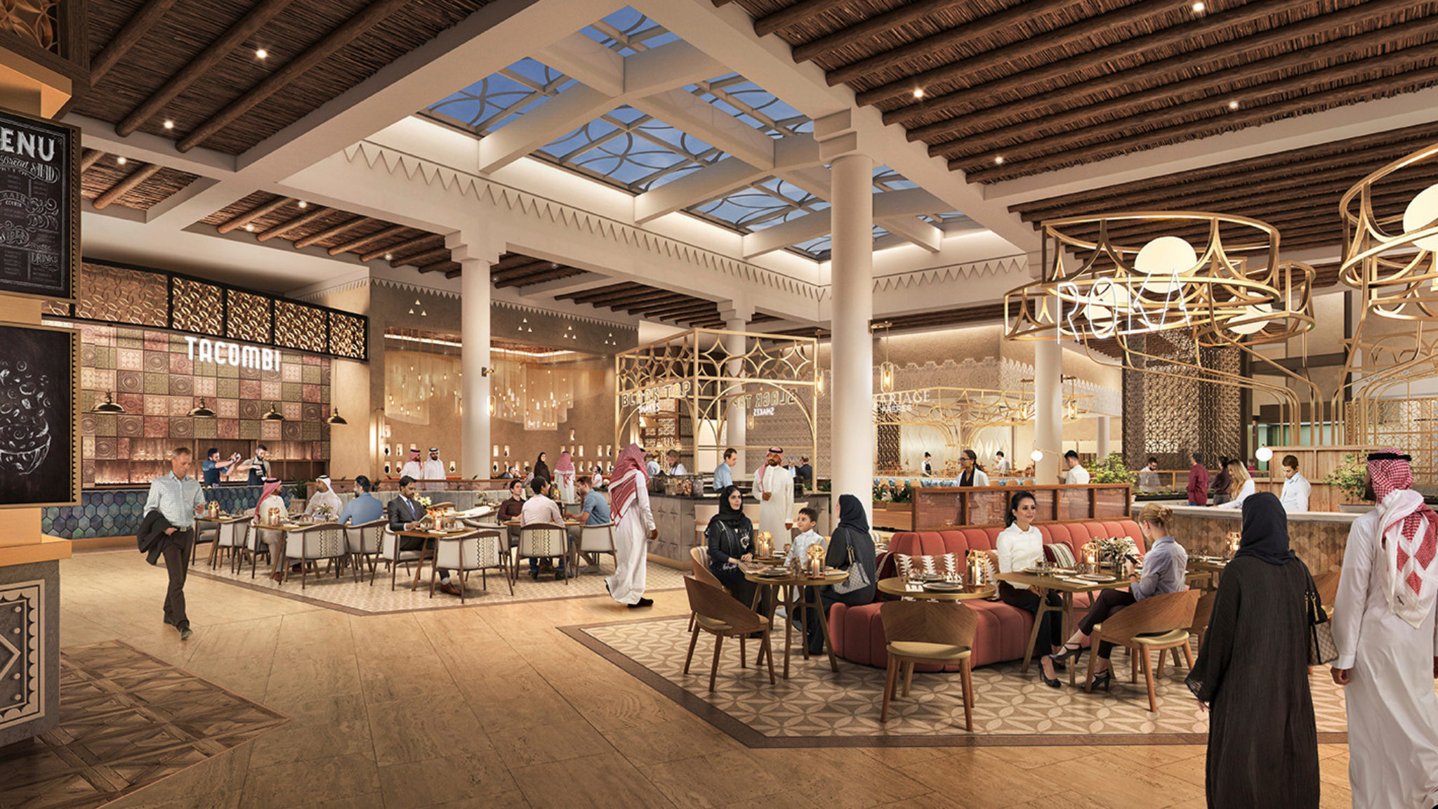 Diriyah Gate Bujairi F&B Food Hall