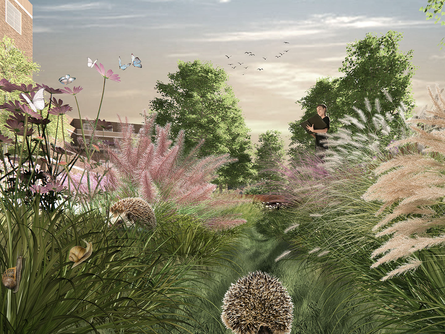 Urban Living Library: Creating Healthier University Campuses through Ecological Infrastructure